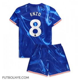 Camiseta Chelsea Enzo Fernandez #8 Primera Equipación para niños 2024-25 manga corta (+ pantalones cortos)